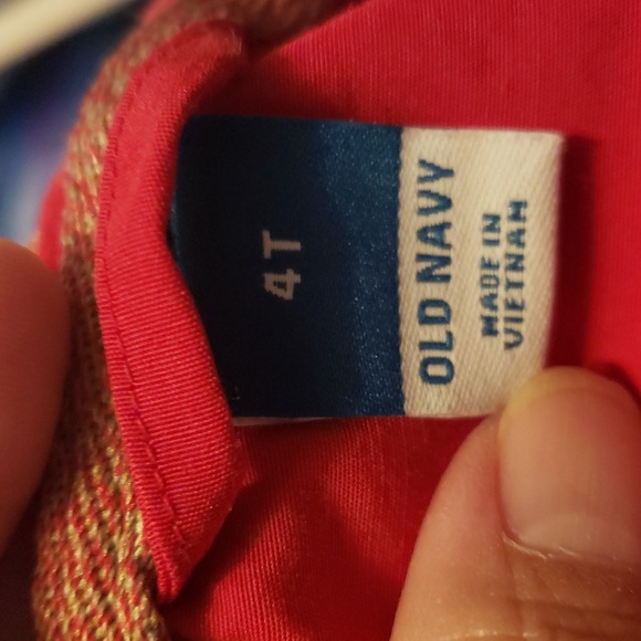 Old Navy Kids Bright Red Raincoat Size 4T - Picture 5 of 6